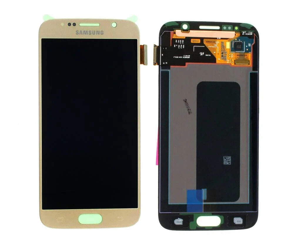 (Service Pack) LCD With Digitiser For Samsung G920F Galaxy S6 Gold